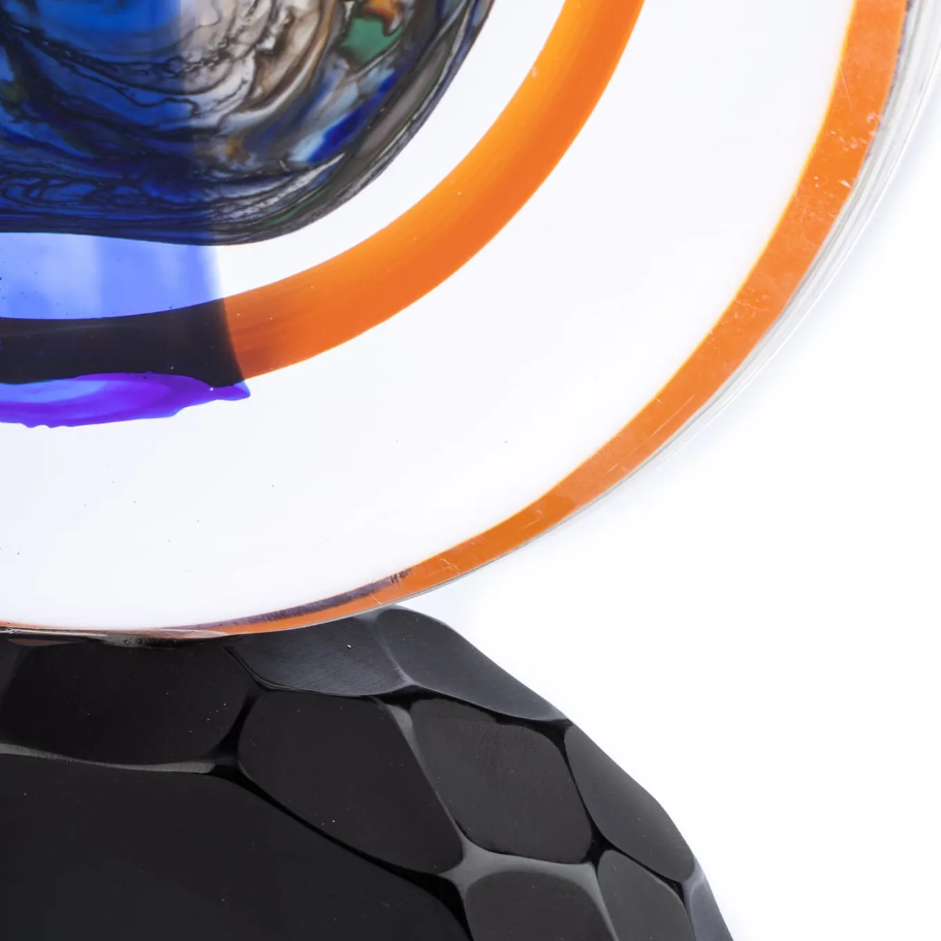 Disco Sommerso Large Polychrome Sculpture