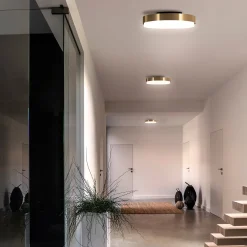 Discus Brass & Black Ceiling Lamp by MKV Design