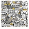 DIY Mediterranean Cityscape Wallpaper
