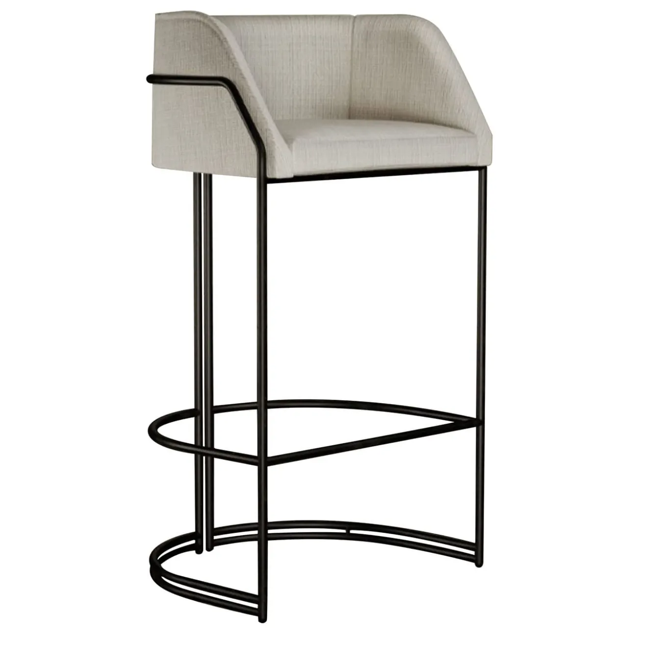 Déjà Vu White Stool