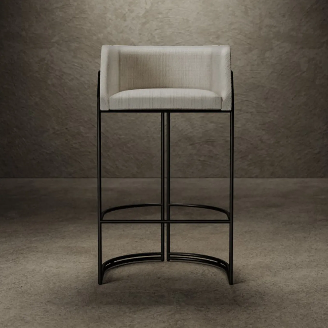 Déjà Vu White Stool