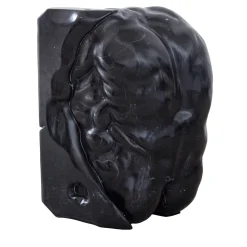 Démiurge Black Marble Sculpture