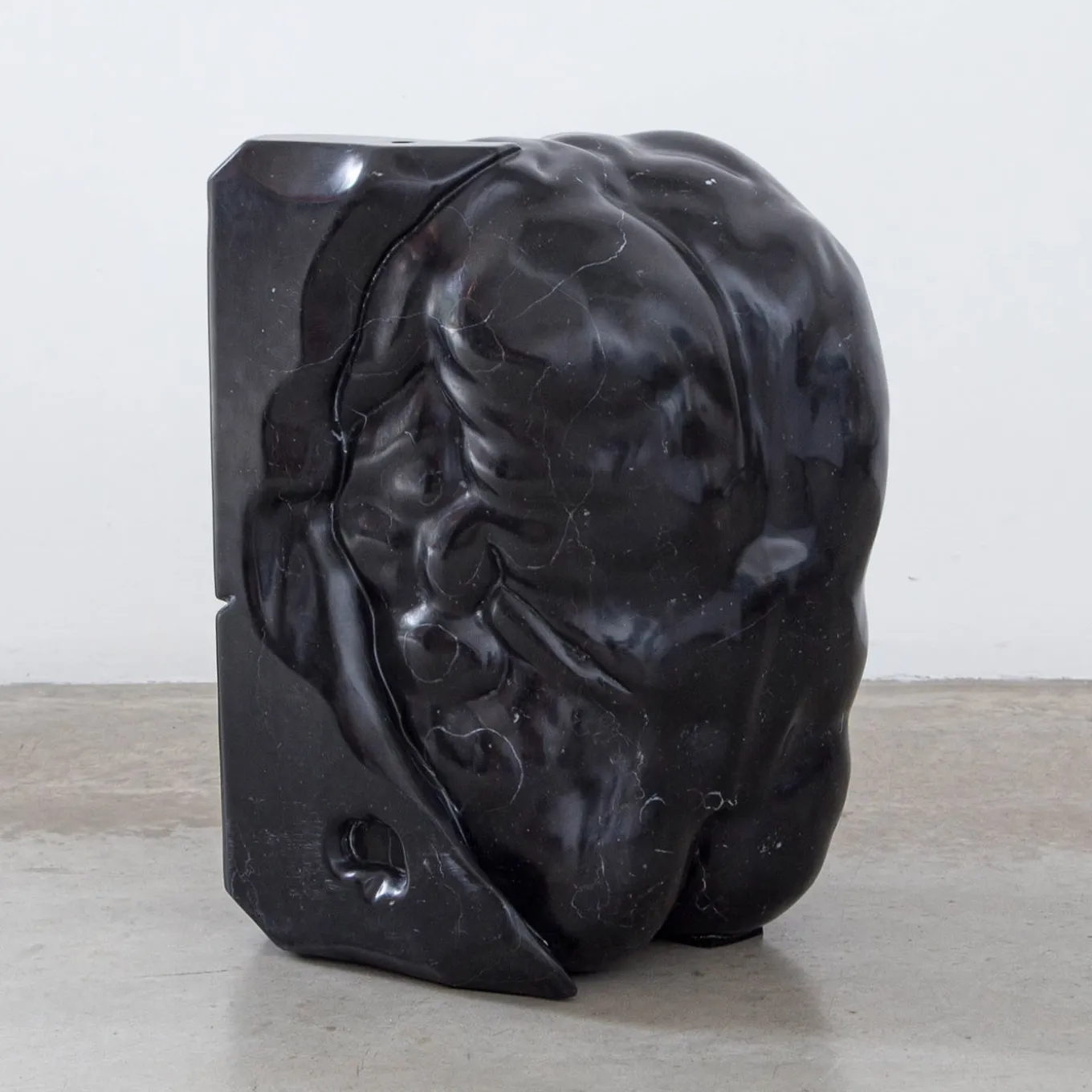 Démiurge Black Marble Sculpture