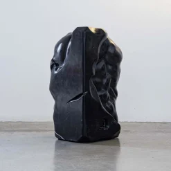 Démiurge Black Marble Sculpture