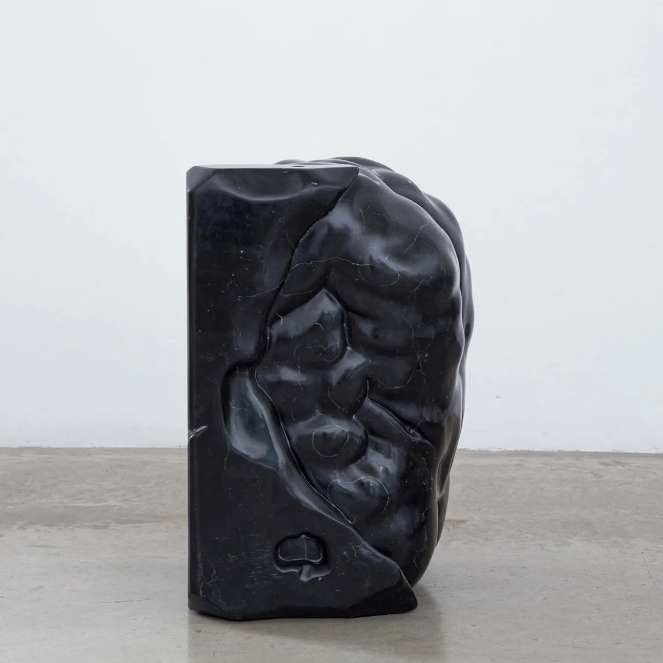 Démiurge Black Marble Sculpture