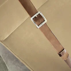 Docker Beige Velvet Armchair