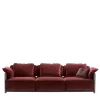 Dodo Burgundy Sofa by Stefano Giovannoni