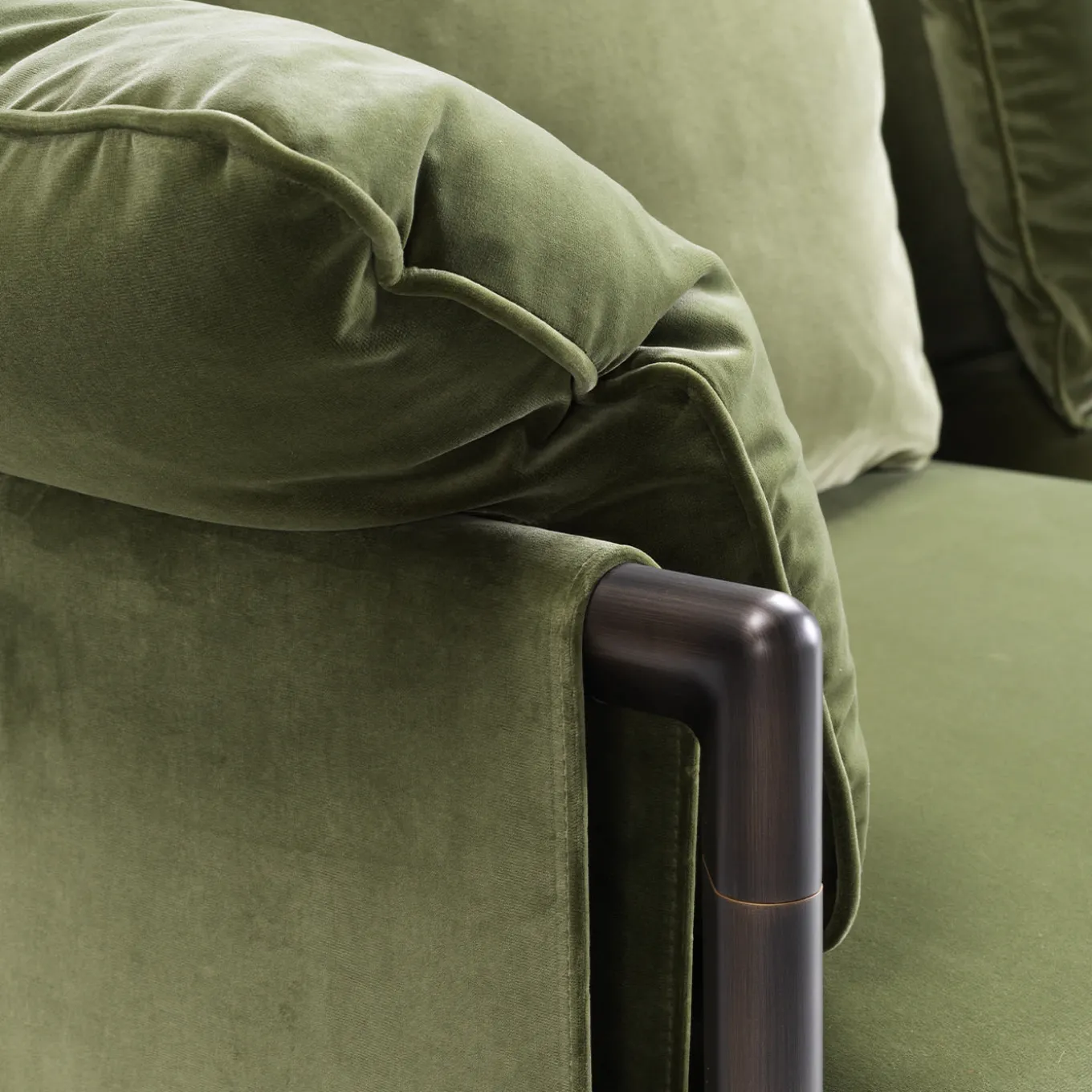 Dodo Green Sofa by Stefano Giovannoni