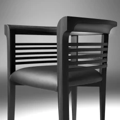 Dolfin Black Ash chair