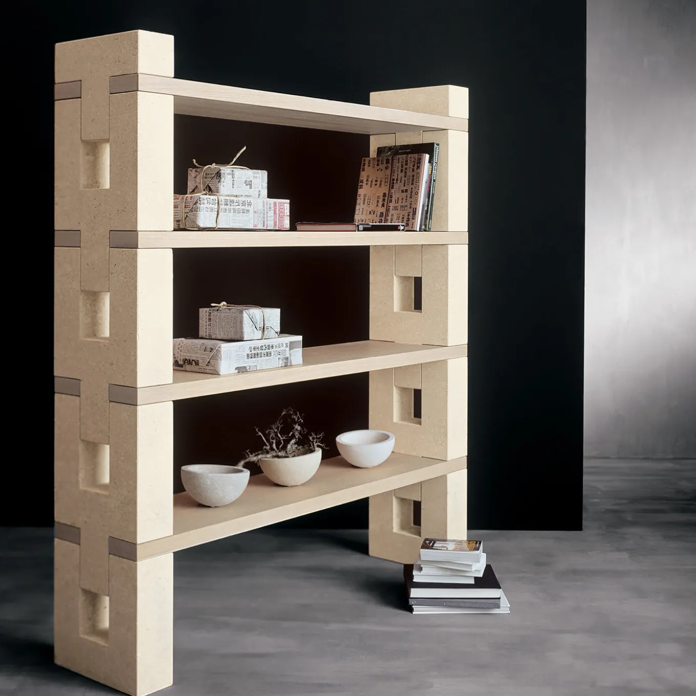Dolmen Bookcase by Chiara Cibin