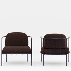 Dolmen Brown Armchair by Margherita Rui