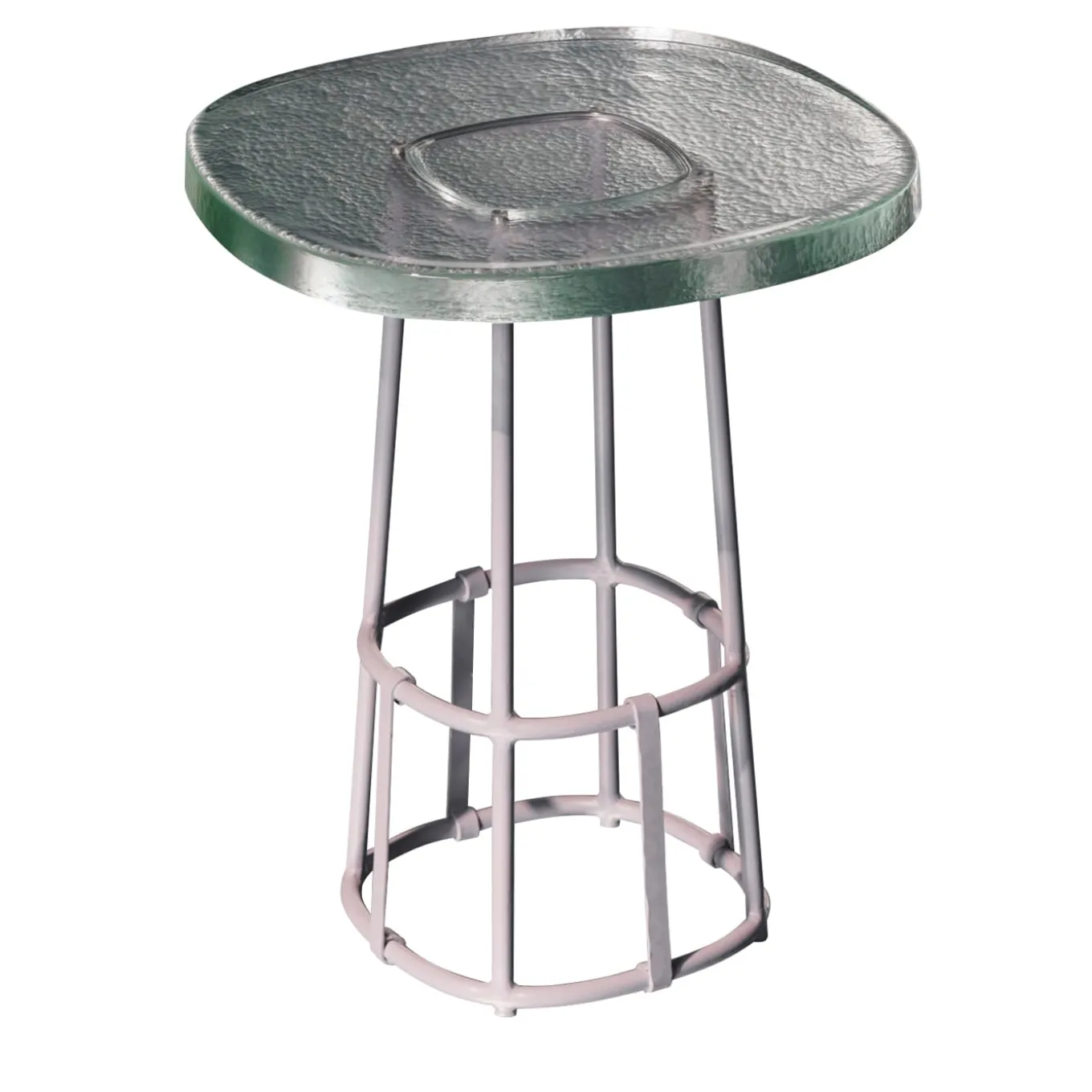 Dolmen Glass Side Table by Margherita Rui