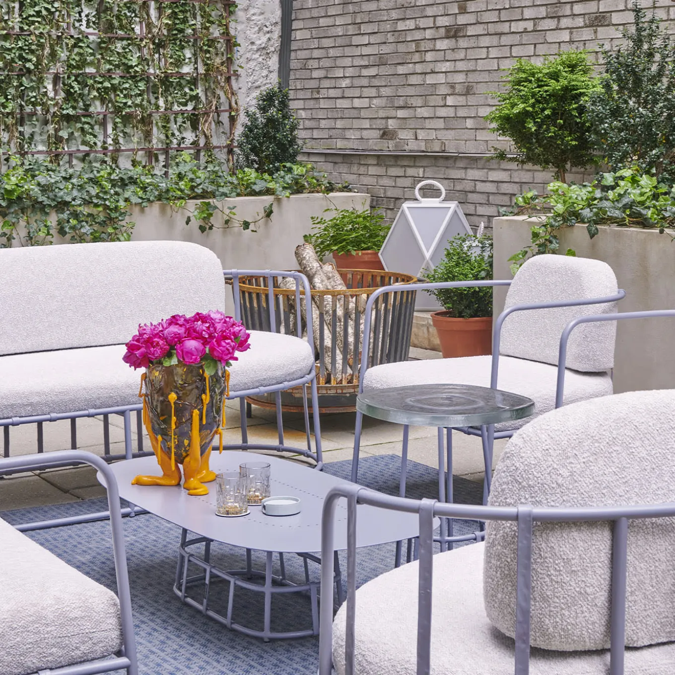 Dolmen Glass Side Table by Margherita Rui