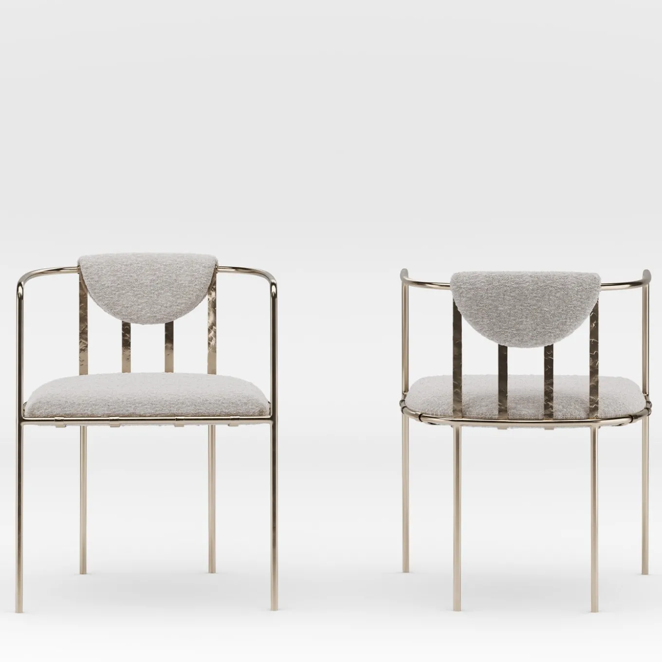 Dolmen White Chair by Margherita Rui