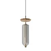Dom Gold Brass And Glass Pendant Lamp