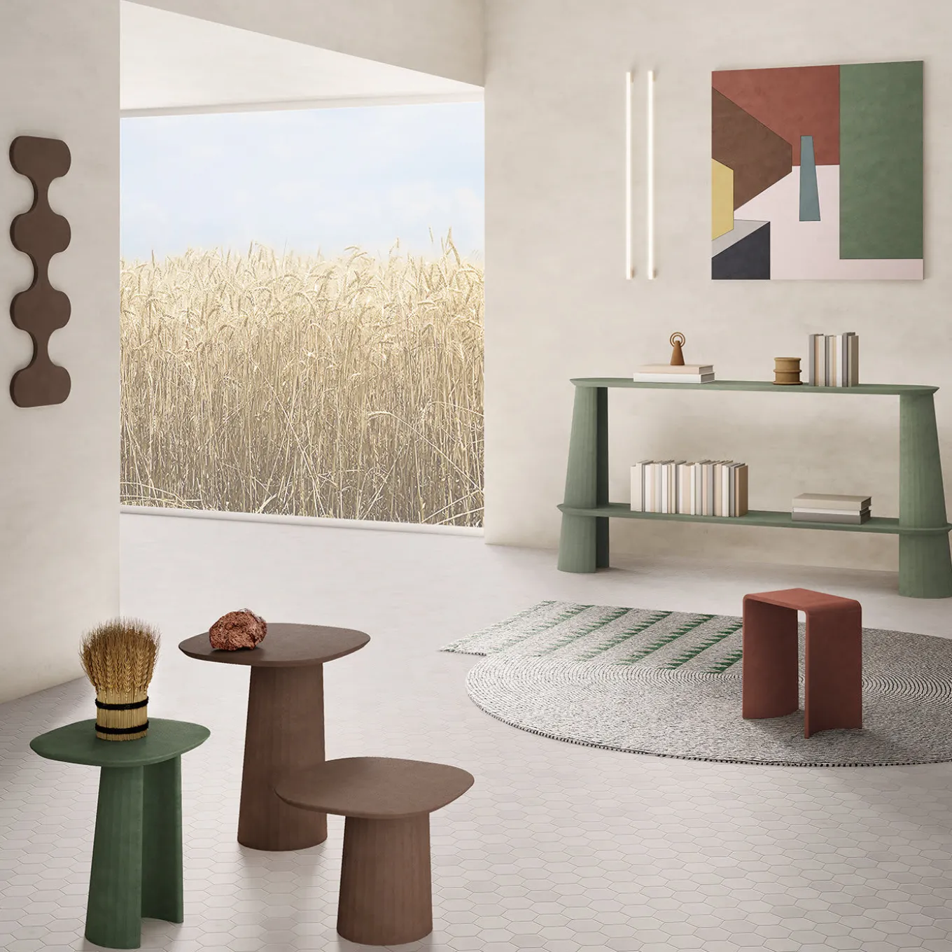 Domestic Concrete Landscape Moodboard III by Marialaura Rossiello Irvine