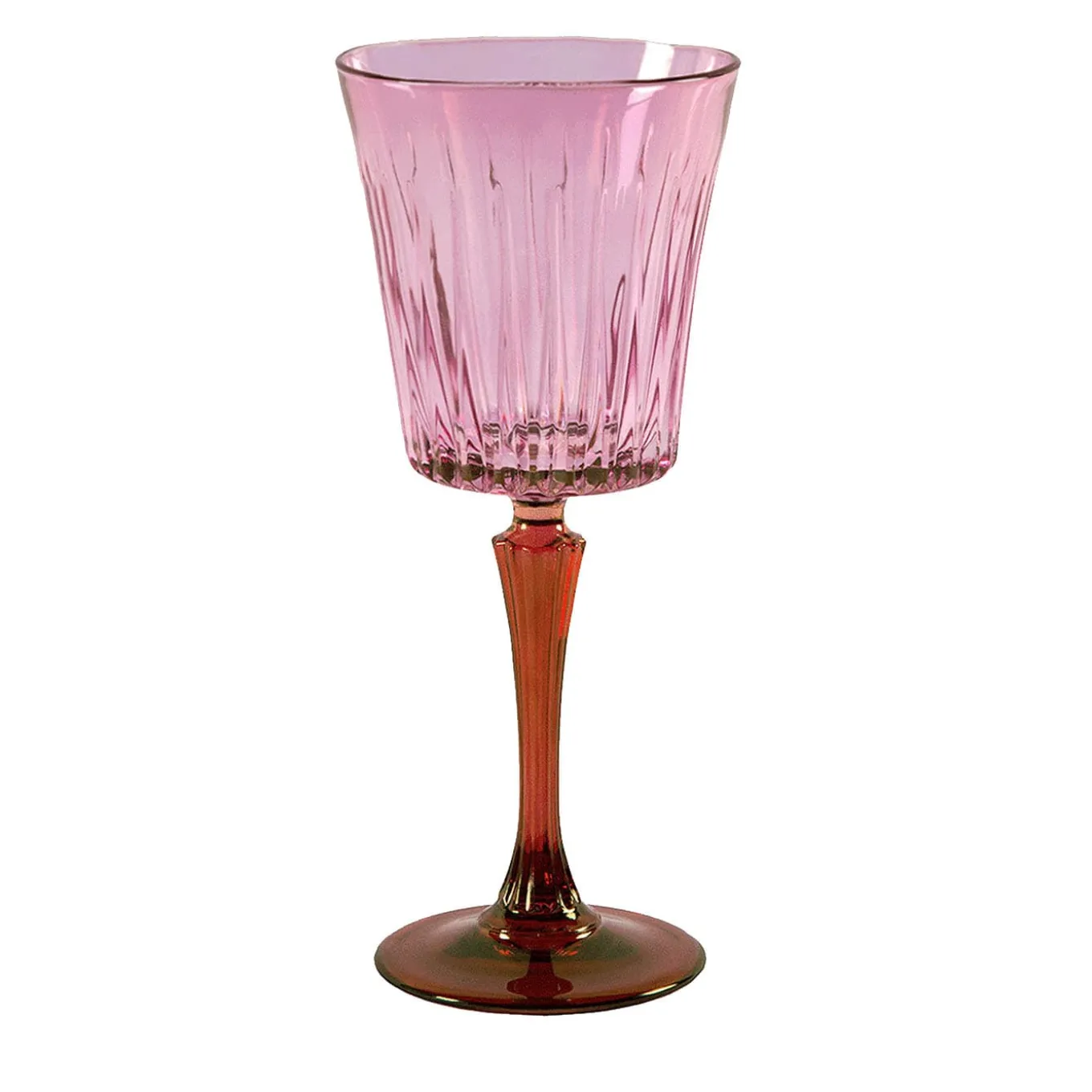 Domina Set of 2 Pink-To-Orange Water Glasses