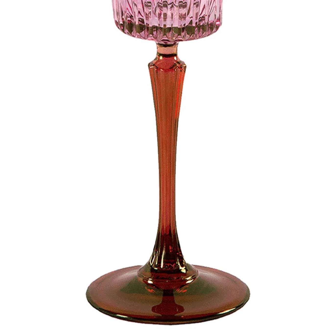 Domina Set of 2 Pink-To-Orange Water Glasses