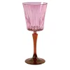 Domina Set of 2 Pink-To-Orange Wine Glasses