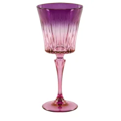 Domina Set of 2 Pink-To-Purple Water Glasses
