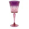Domina Set of 2 Pink-To-Purple Wine Glasses