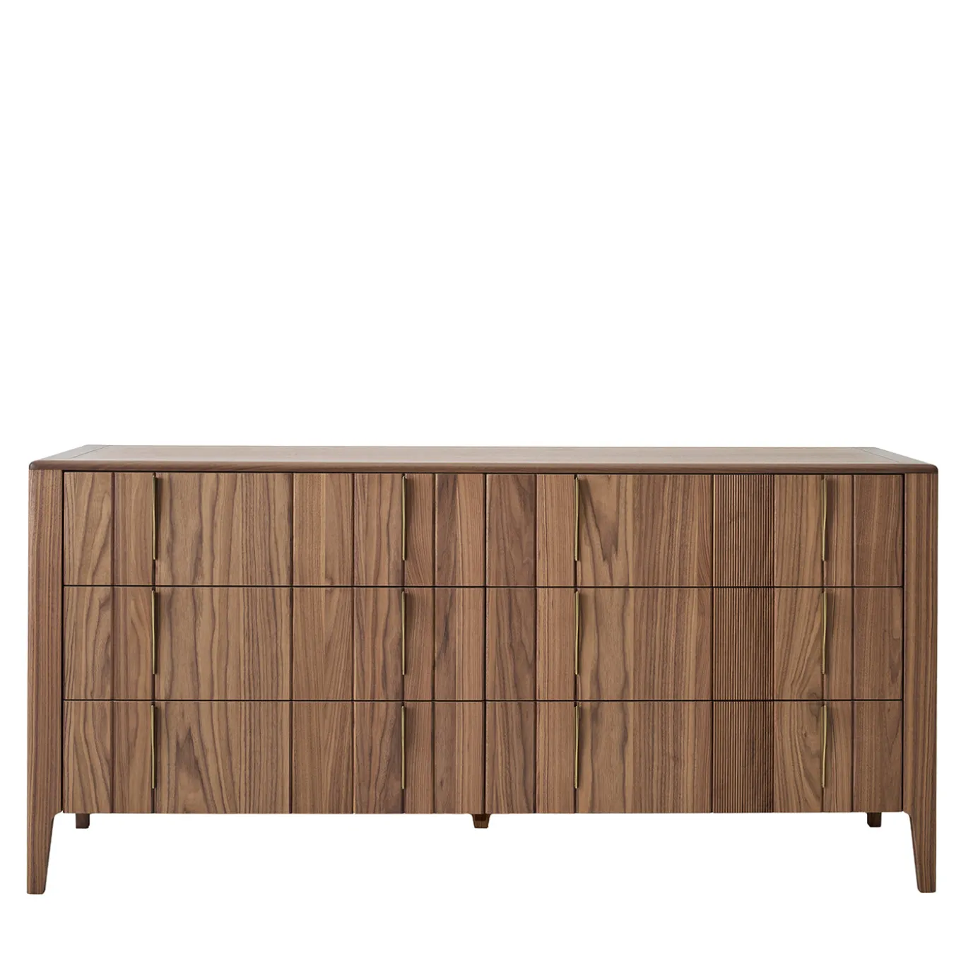 Domino 6-Drawer Canaletto Walnut Chest Of Drawers