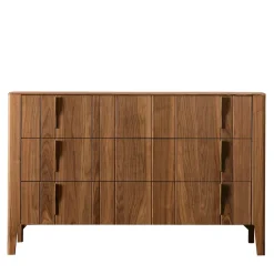 Domino Dresser in Walnut Canaletto Wood