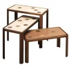 Domino Set of 3 Nesting Tables by Ciarmoli Queda Studio