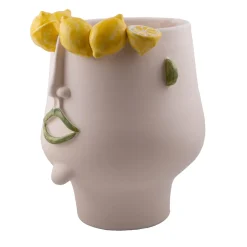 Domitilla Multicolor Ceramic Head Vase