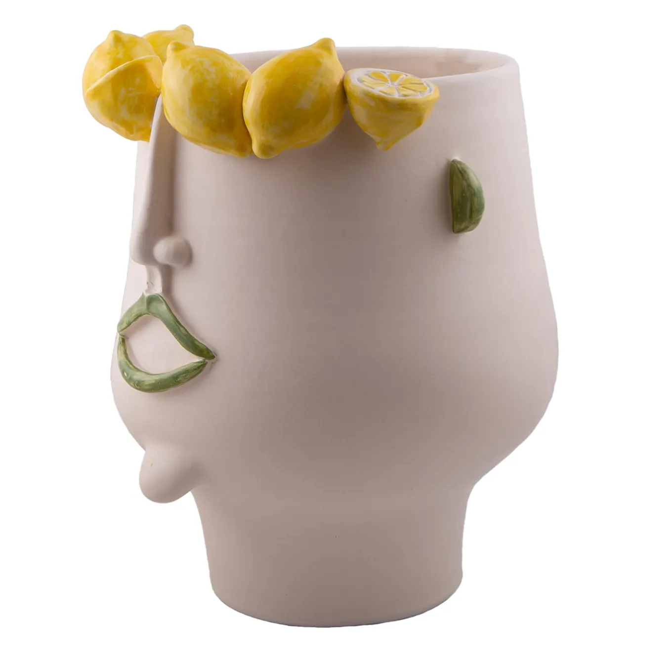 Domitilla Multicolor Ceramic Head Vase