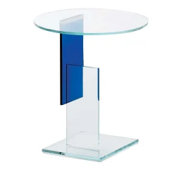 Don Gerrit Blue Side Table By Jean-Marie Massaud