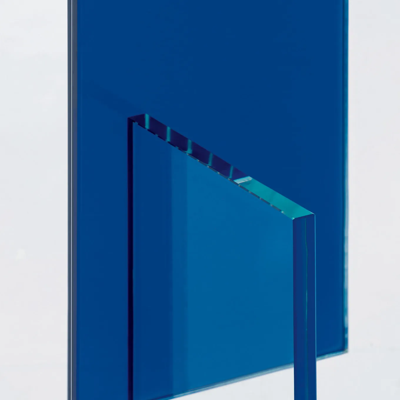 Don Gerrit Blue Side Table By Jean-Marie Massaud