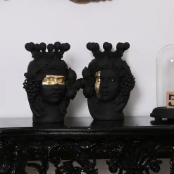 Donna Carmela Black Vase