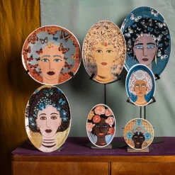 DONNE FIORITE Bianca Oval Tray