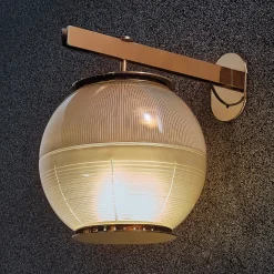 Doppio Vetro Brass Sconce by Ignazio Gardella