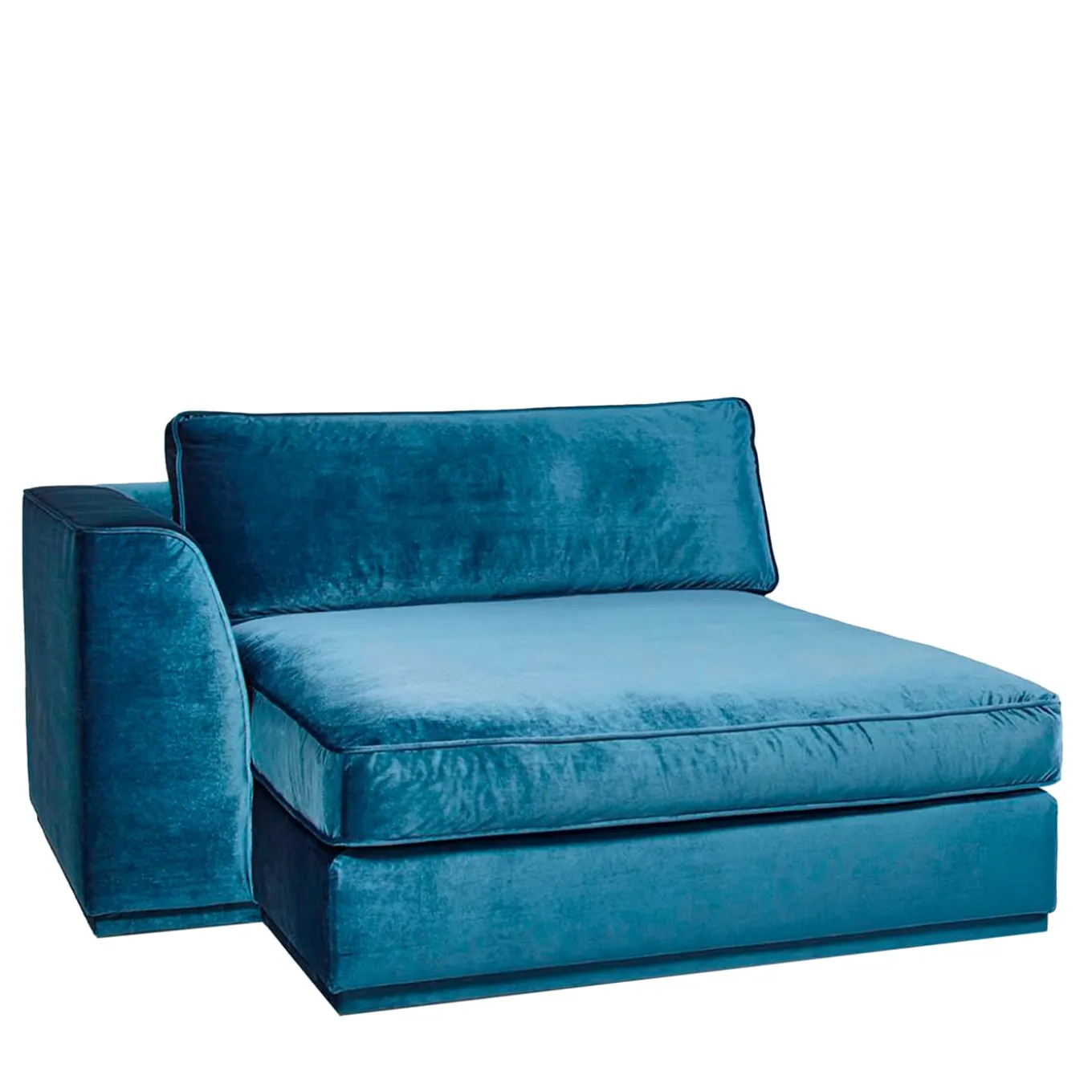 Dorian Blue Chaise Loungue