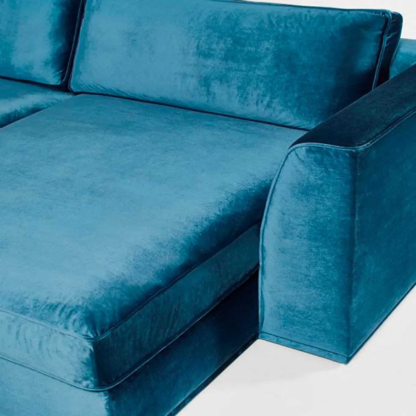 Dorian Blue Chaise Loungue