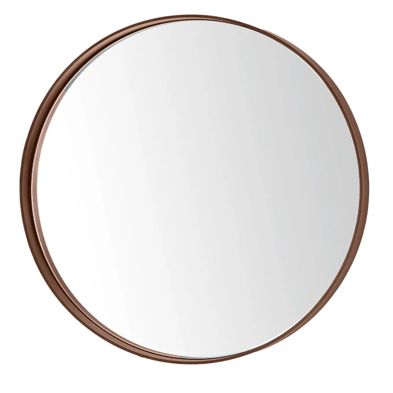 Dorian Gray Round Rusty Iron Mirror
