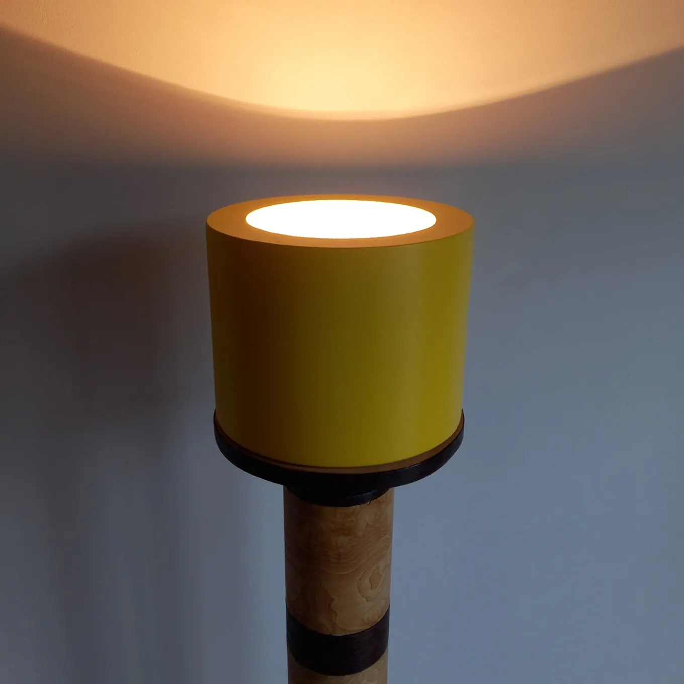 Dorica Yellow Floor Lamp by Pietro Meccani