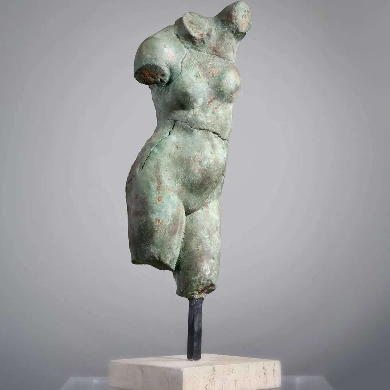 Dorso Donna Frammento piccolo Bronze Sculpture