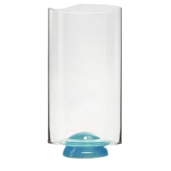 Dot Light-Blue & Transparent Pitcher by Giovanni Patalano