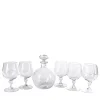 Dragon & Phoenix Transparent Set of Pitcher and 5 Glasses