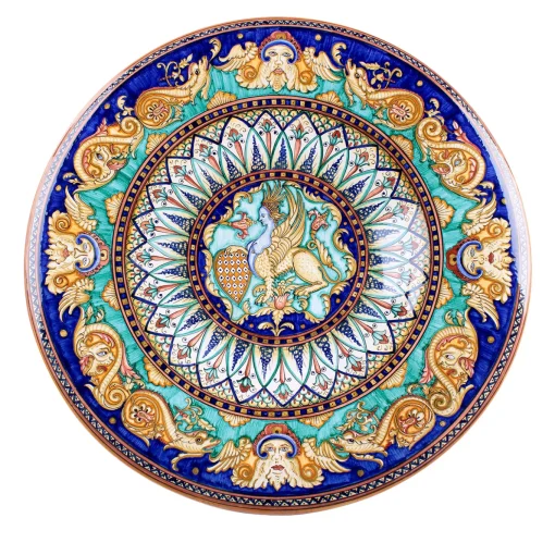Dragons Round Decorative Plate