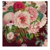 Dramatic Floral Botanical Wallpaper for Peony Wall Decor