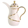 DRESSAGE DALLAH THERMOS - WHITE AND GOLD