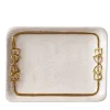 DRESSAGE SOAP DISH - WHITE