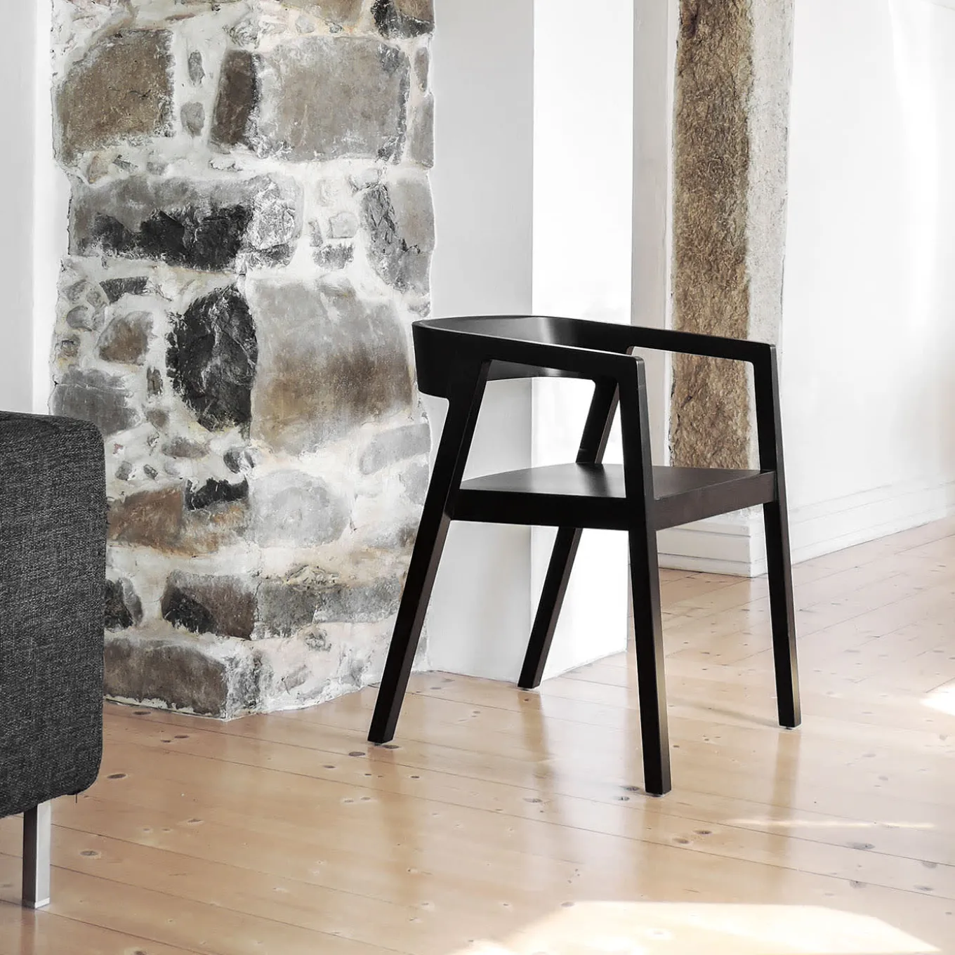Drive Chair in Black Ash Wood by Lorenz+Kaz