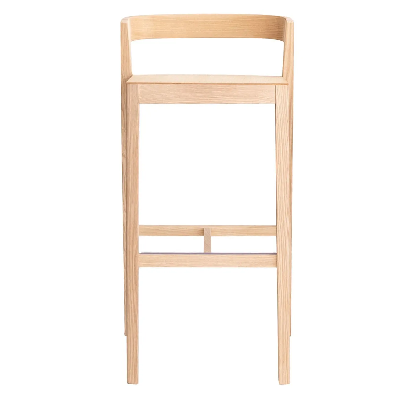 Drive High Stool in Natural Frassin by Lorenz+Kaz