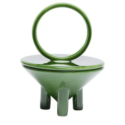 Drop Erba Green Ceramic Candle