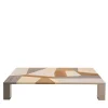 Dry Inlaid Rectangular Polychrome Coffee Table